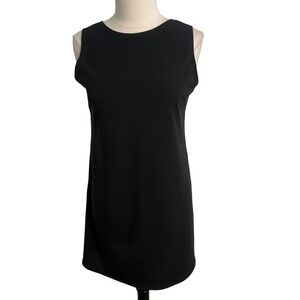 2 Hearts Women's Sleeveless Classic Crew Neckline Large Back Bow Shift Dress